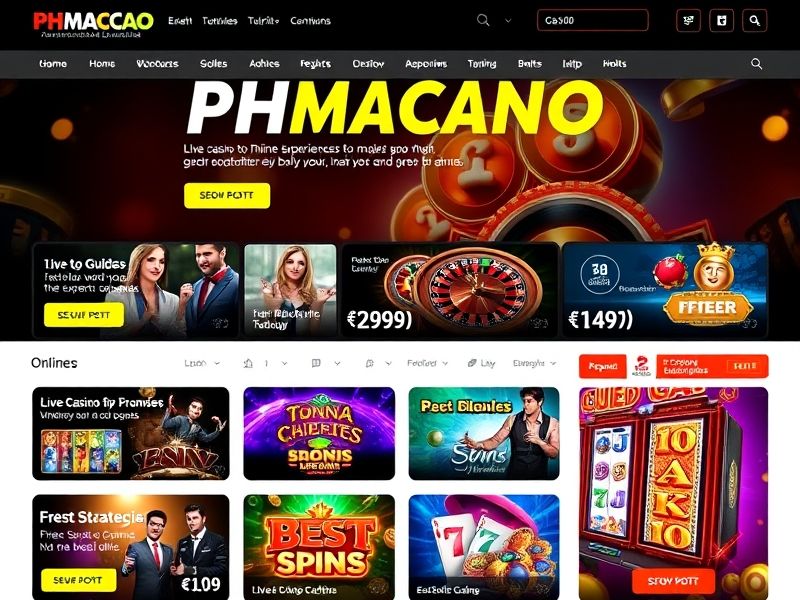 Welcome to phmacao casino.com – your premier destination for real money gambling, featuring a wide array of trusted casino games including slots, table games, and live dealer options. Enjoy exclusive bonuses and top-tier gaming experiences today.